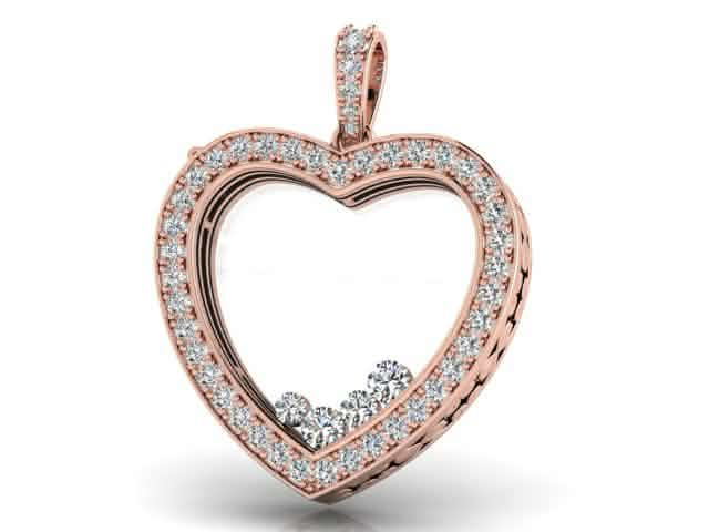 Rose Lumiere Pendant front view