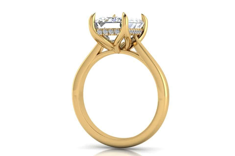 Crown Light Solitaire profile detail