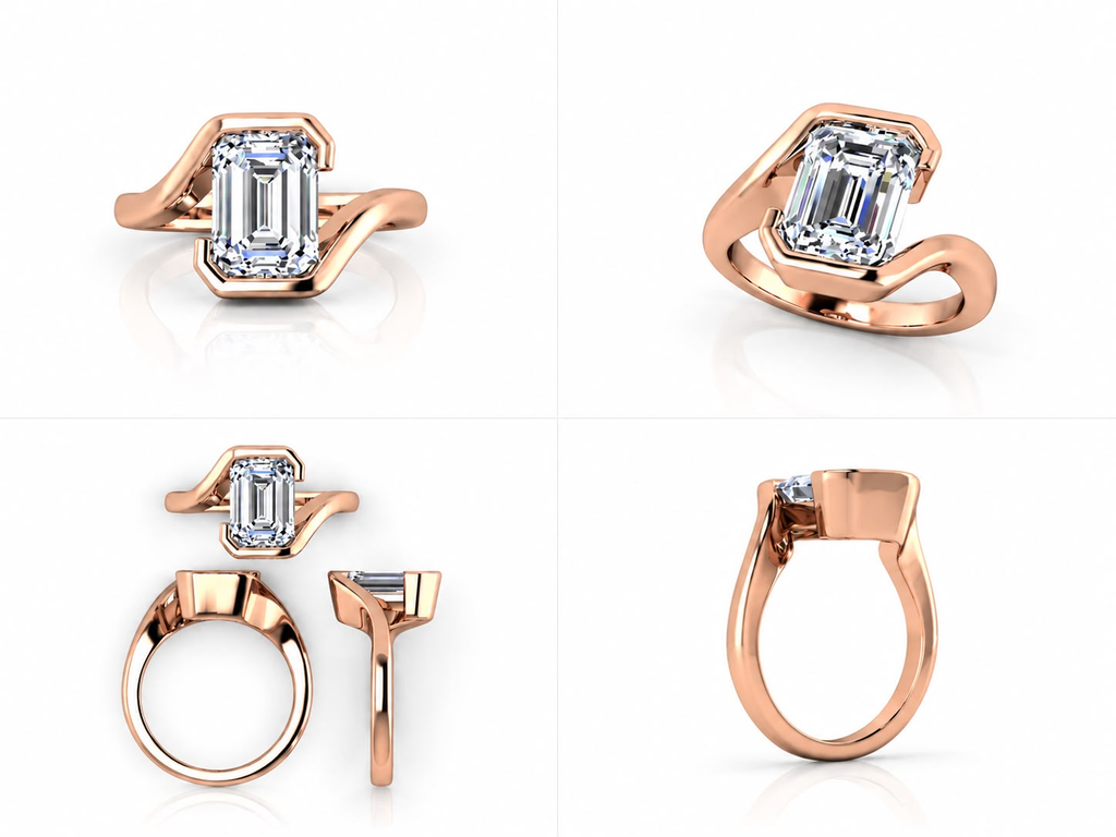 Solenne ring rose gold views