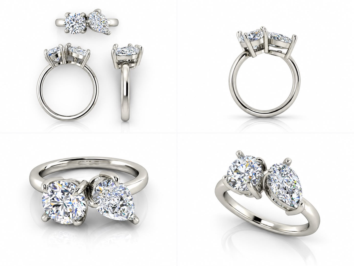 Elara ring white gold views