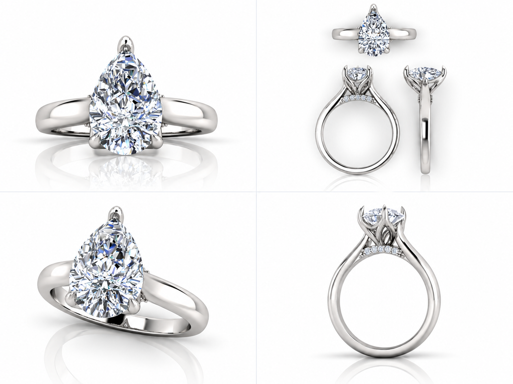 Solévia white gold collage