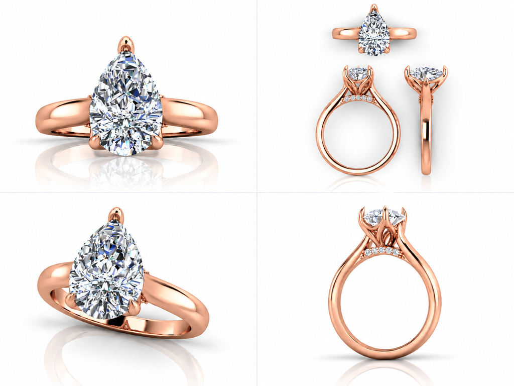 Solévia rose gold collage