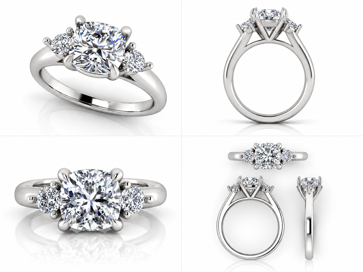 Veloréa ring white gold views